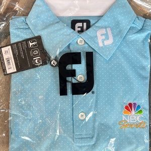 Footjoy polka dot golf shirt